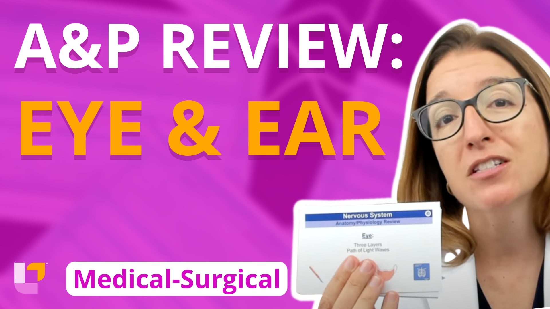 Med-Surg - Nervous System, part 4: A&P Review - Eye and Ear - LevelUpRN