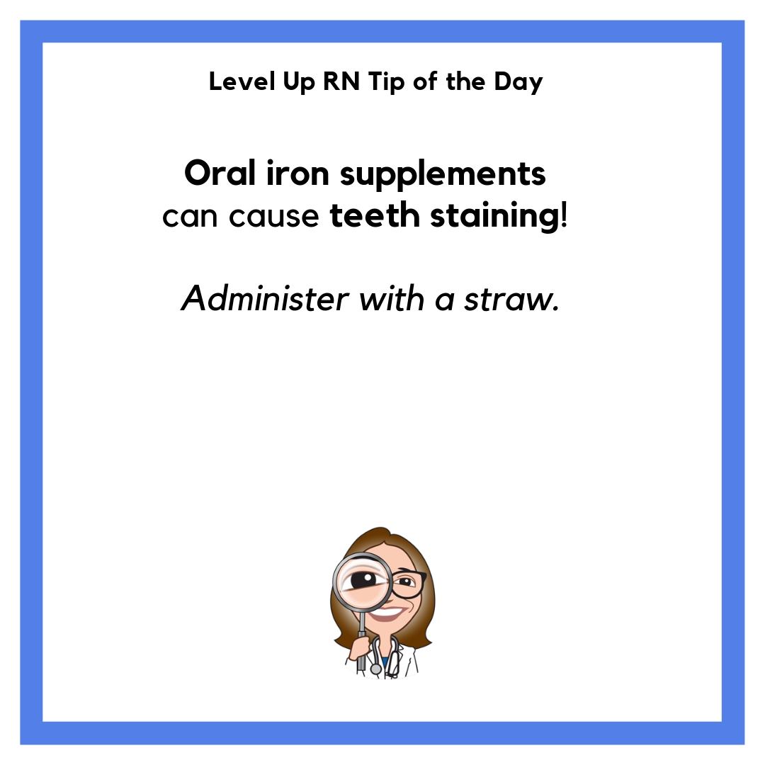 Oral Iron Supplements