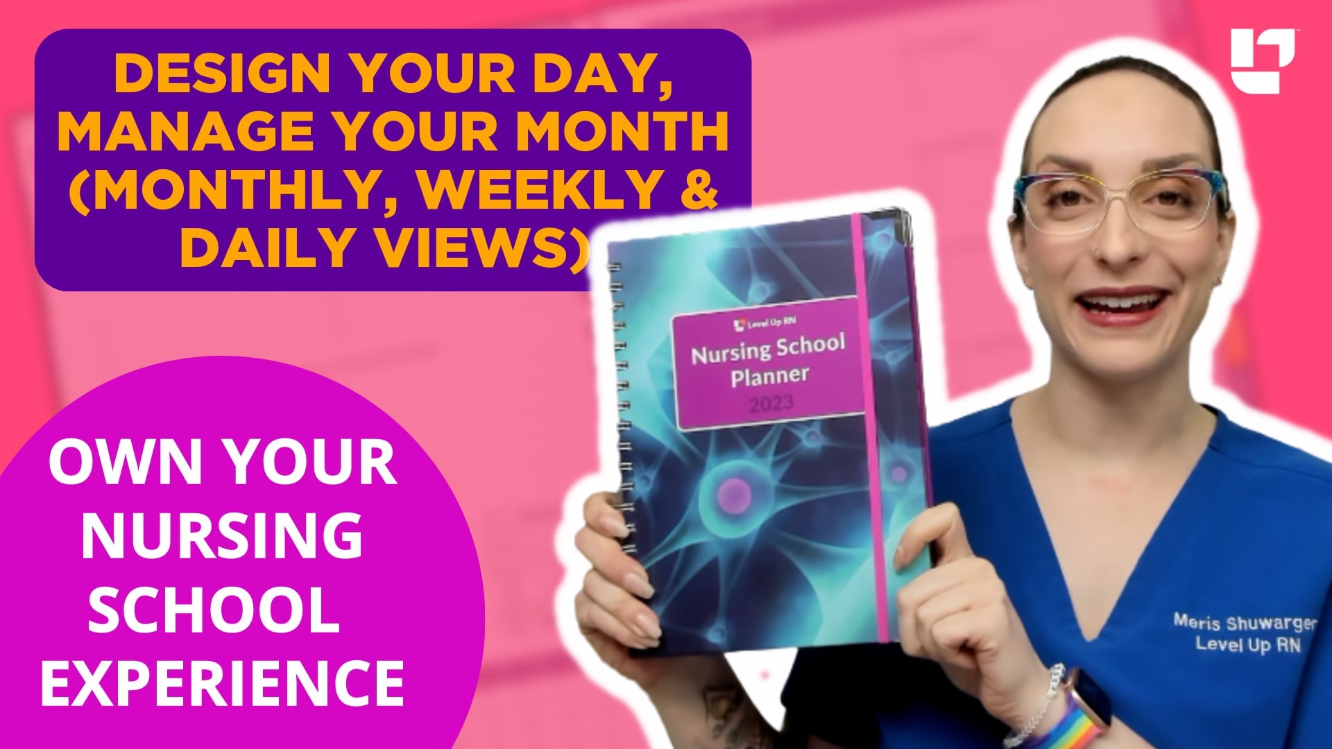 Design Your Day, Manage Your Month - Owning Your Nursing School Journey - LevelUpRN