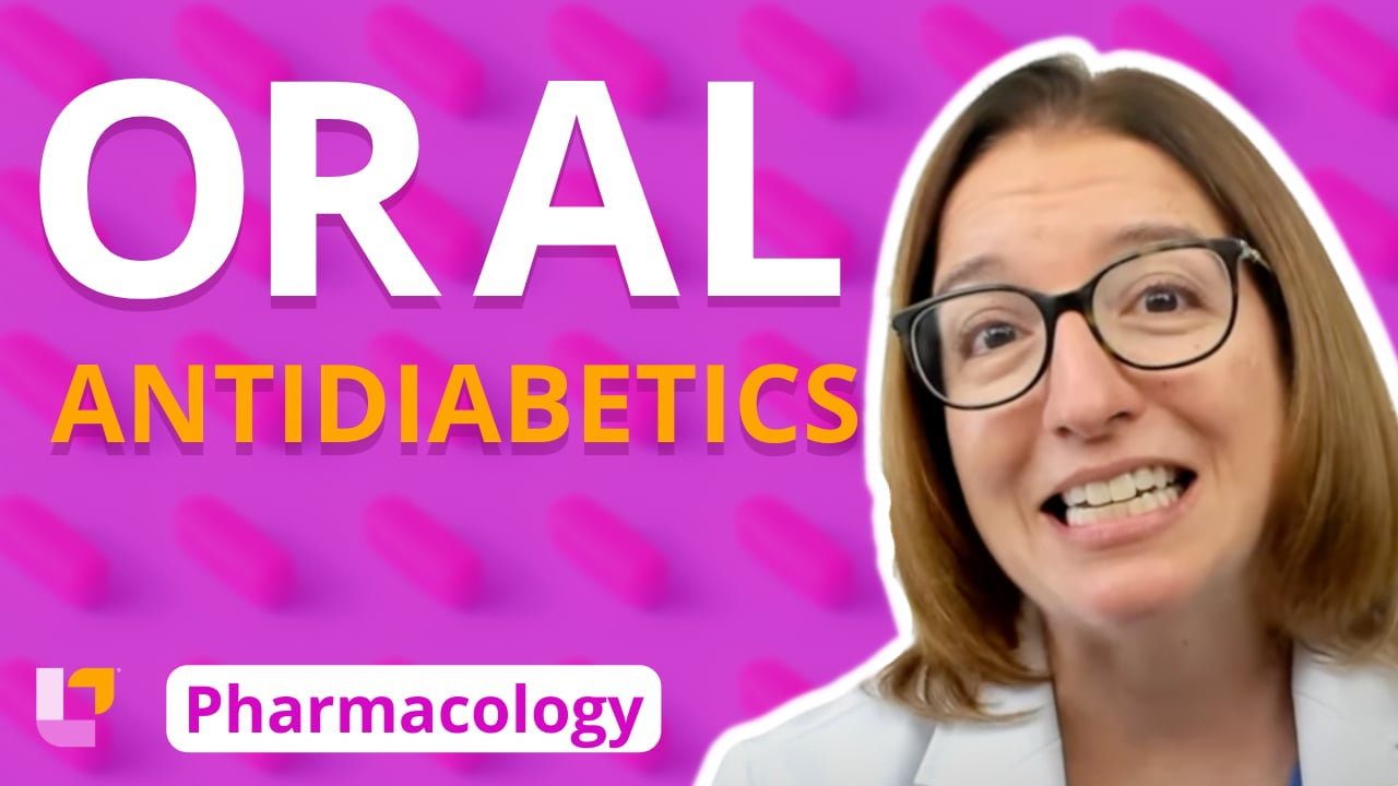 Pharmacology, part 32: Endocrine Medications - Oral Antidiabetics: Sulfonylureas, Meglitinides, Biguanides - LevelUpRN