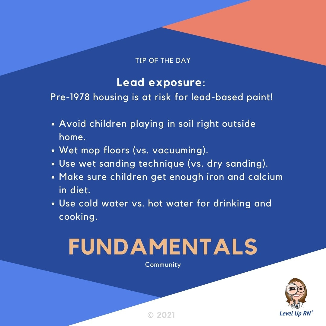 Lead Exposure - LevelUpRN