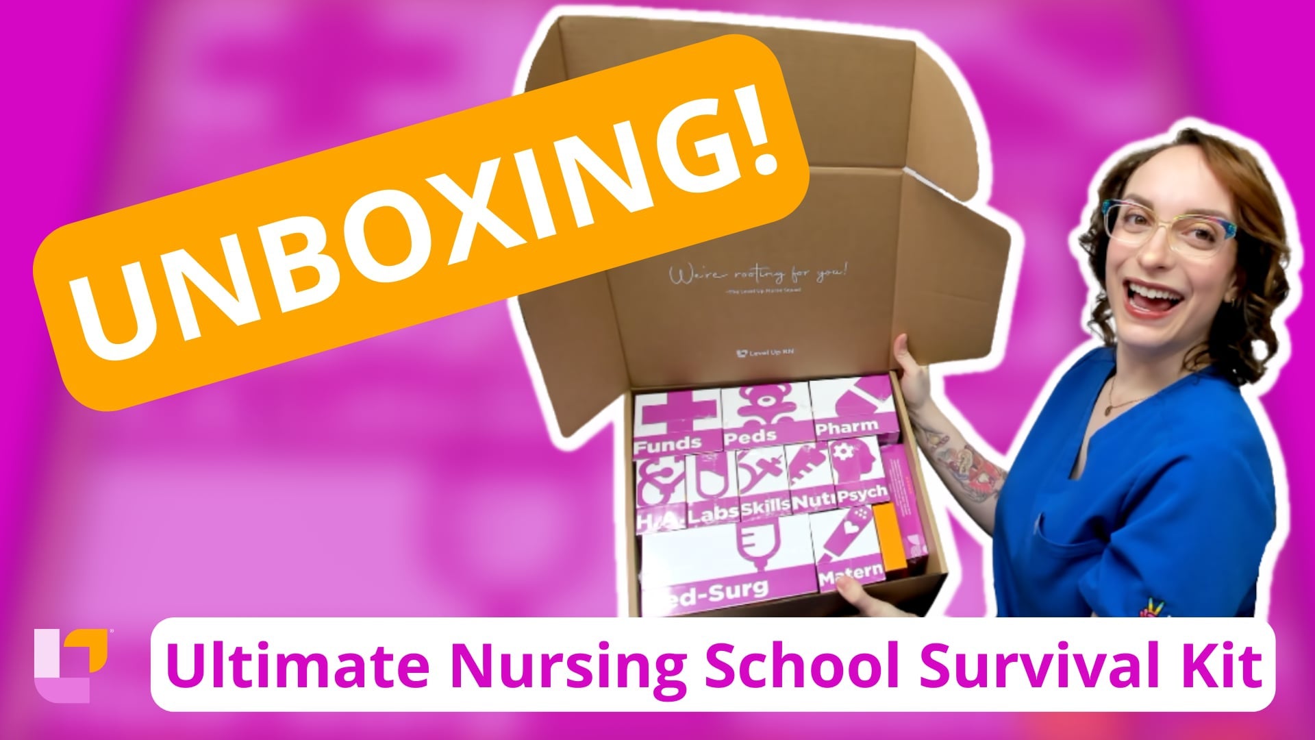 Unboxing the Nursing School Survival Kit - LevelUpRN