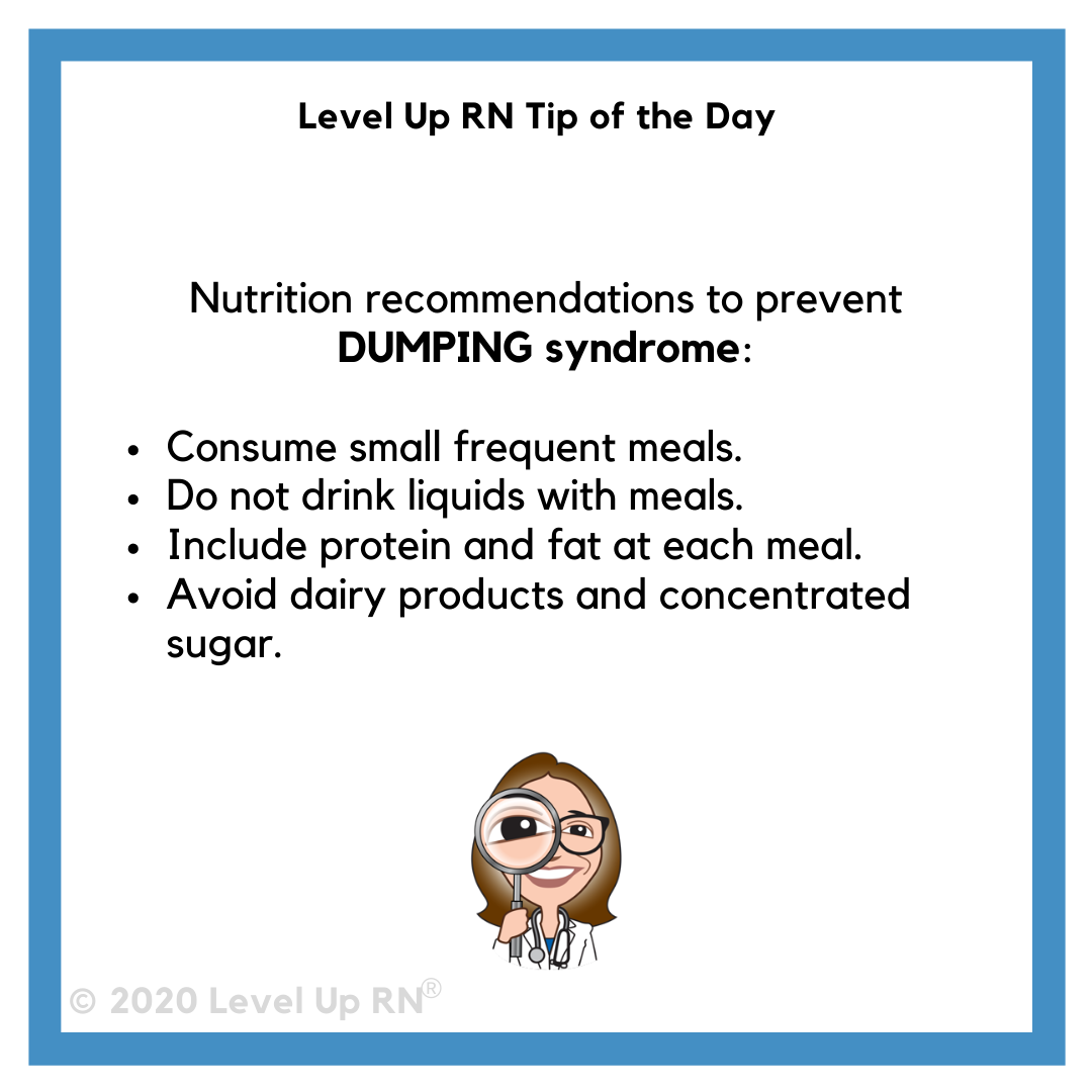 Dumping Syndrome Nutrition