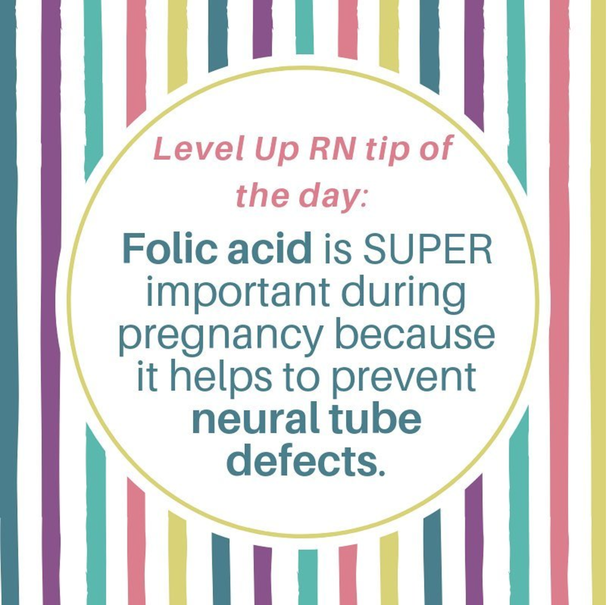 Folic acid and pregnancy