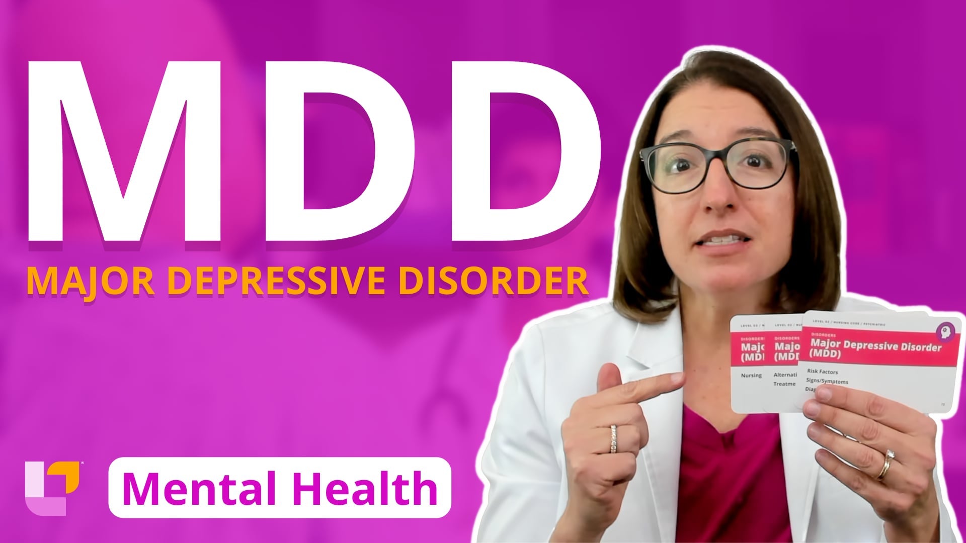 Psychiatric Mental Health, part 27: Disorders - Major Depressive Disorder - LevelUpRN