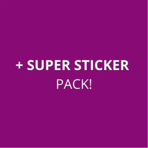 thumbnail view of_super sticker pack included in The Comprehensive Nursing Collection