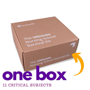 thumbnail view of_closed box view of The Ultimate Nursing School Survival Kit - Flashcards