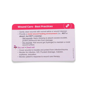 thumbnail view of_card back view of Wound Care - Nursing Flashcards